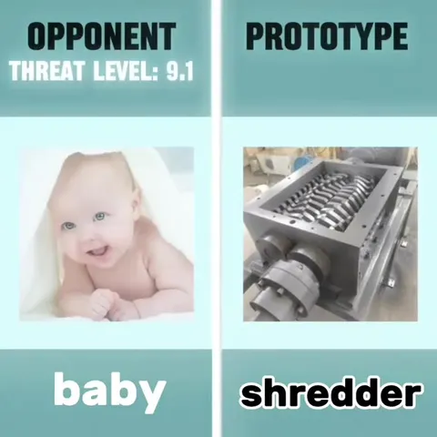 Baby Versus Shredder