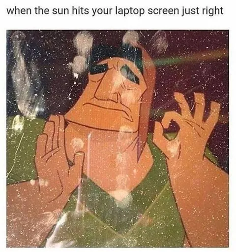 Perfect Laptop Sun Glare