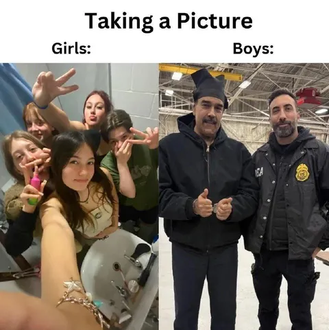 Taking a Picture Girls Boys