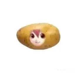 Картошка с милым лицом
