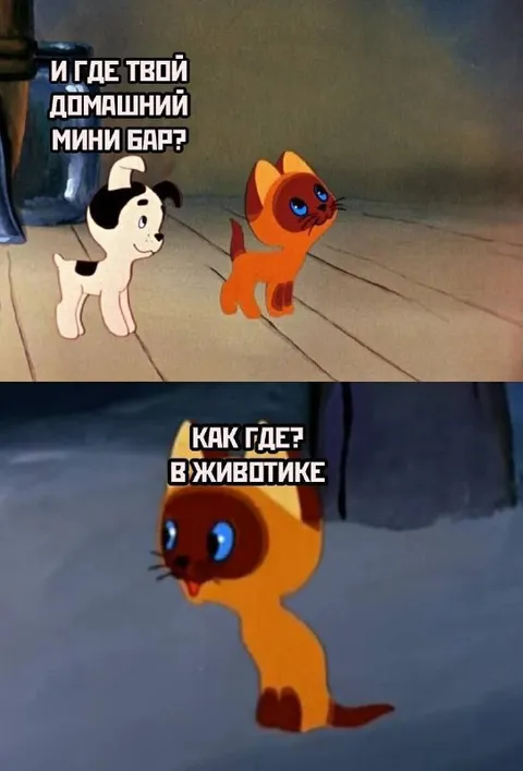 Домашний мини-бар в животике