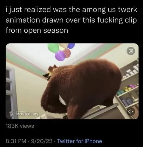 Among Us Twerk in Open Season