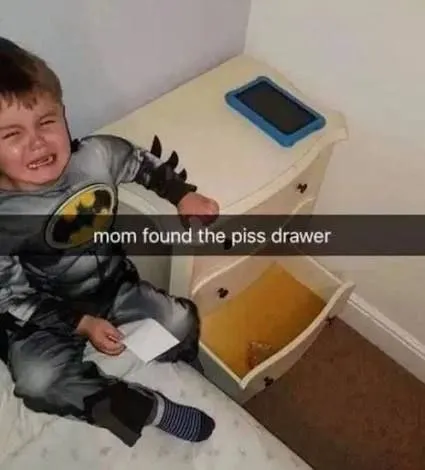 Mom Found the Piss Drawer