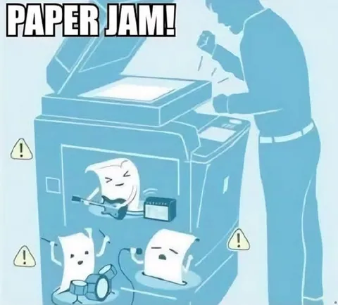 Paper Jam Printer Band
