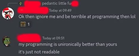 Unreadable Programming Flex