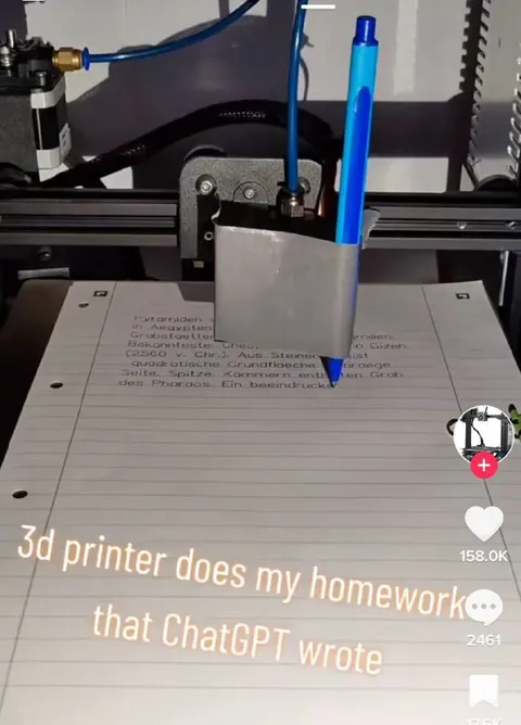 3D Printer Does My Homework