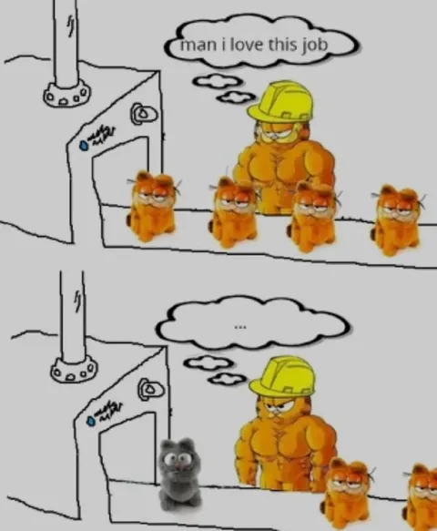 Garfield Loves This Job