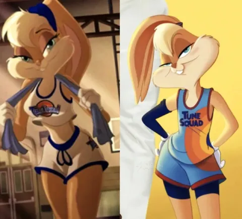 Lola Bunny Then and Now