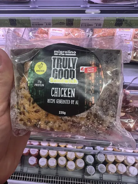 AI-Generated Chicken Sandwich