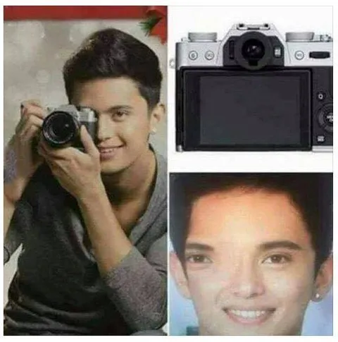 Фотограф снимает самого себя