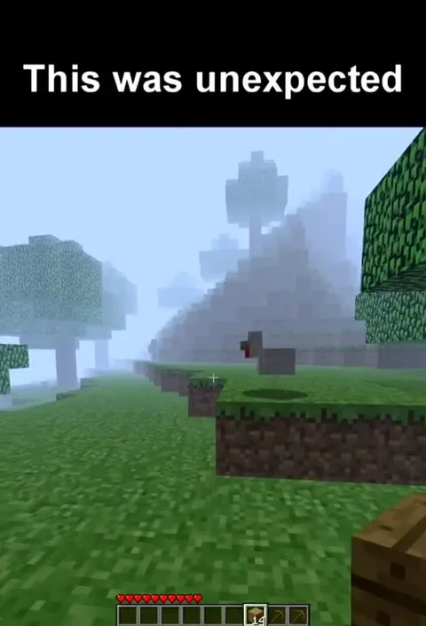 Minecraft Chicken Tree Surprise