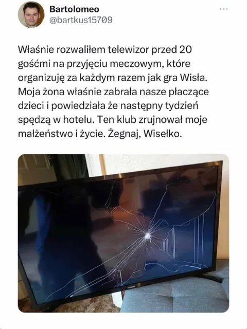 Wisła zrujnowała mu życie