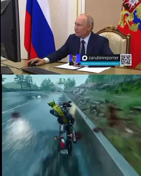 Putin Plays a Dangerous Motorcycle Mission