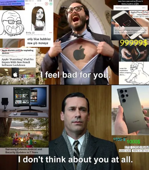Apple Fanboy vs Samsung User