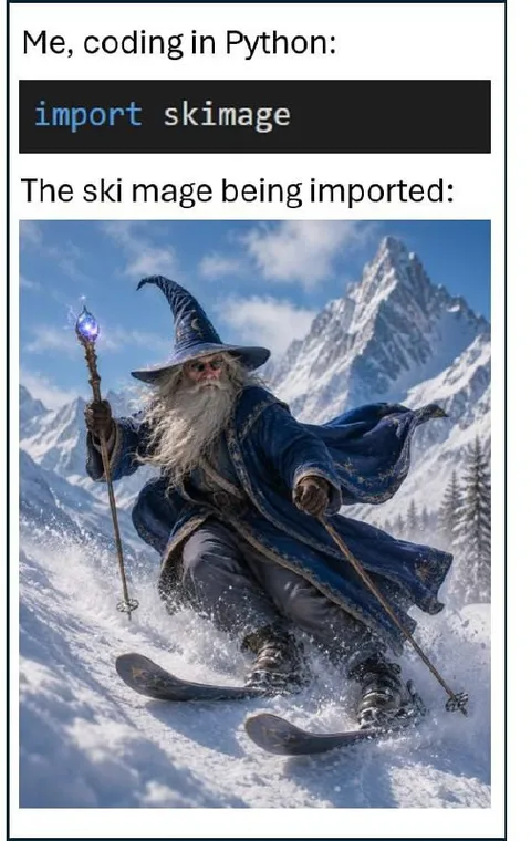 The Ski Mage Being Imported