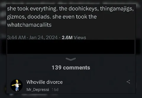 She Took Everything