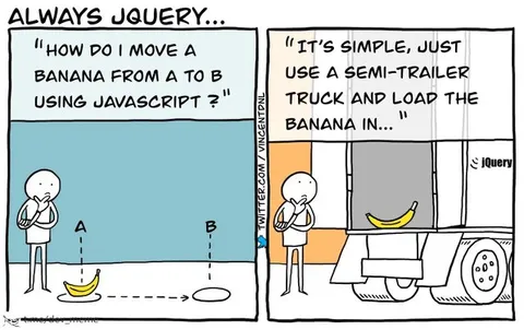 Always jQuery Banana Transport