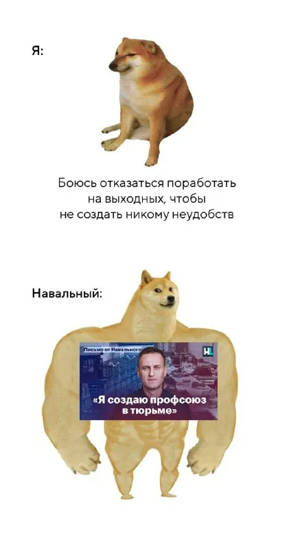 Я и Навальный в тюрьме