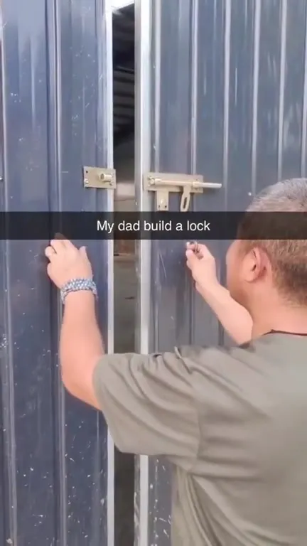 My Dad Builds a Lock