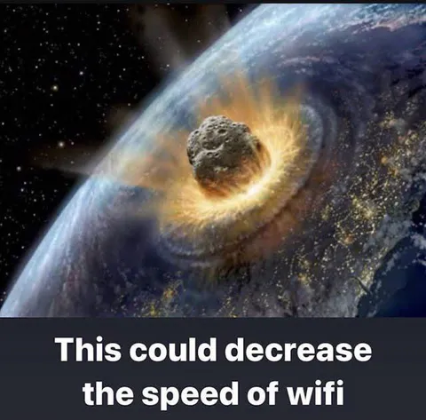 Asteroid Slows Down WiFi