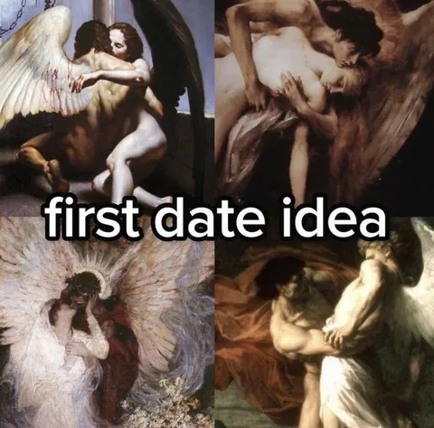 First Date Idea Angel Collage