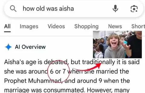 AI Overview Answers Aisha’s Age