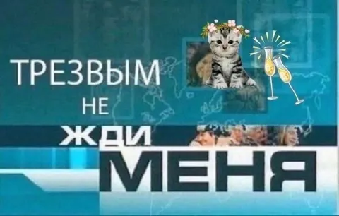 Трезвым не жди меня