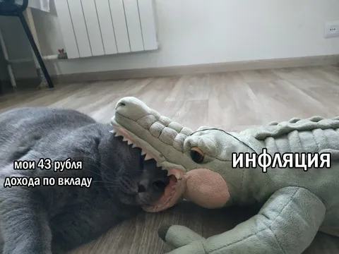 Инфляция съедает доход по вкладу