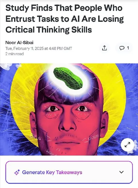 AI Is Destroying Critical Thinking