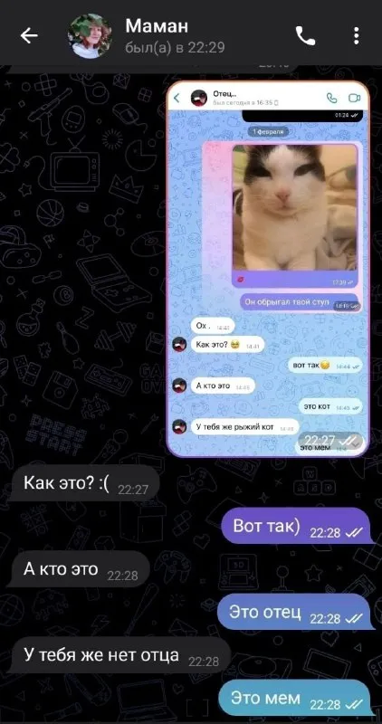 Это отец, а это мем