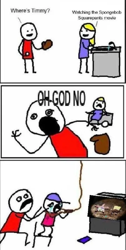 Timmy Watches SpongeBob Movie