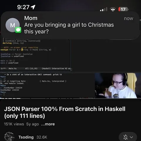 Mom Asks About Christmas Date