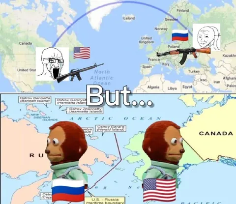 But Russia and America Switch Sides