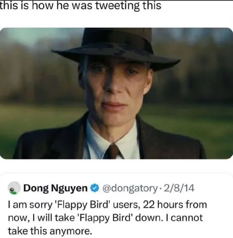 Oppenheimer Tweets Flappy Bird Goodbye