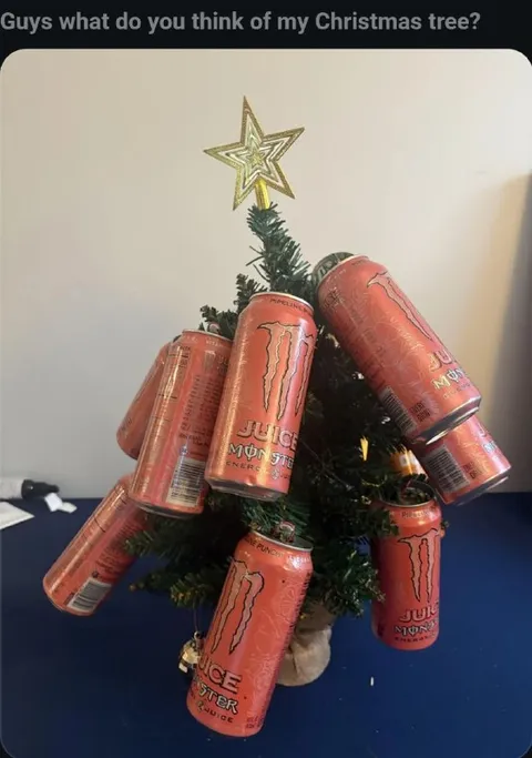Monster Energy Christmas Tree
