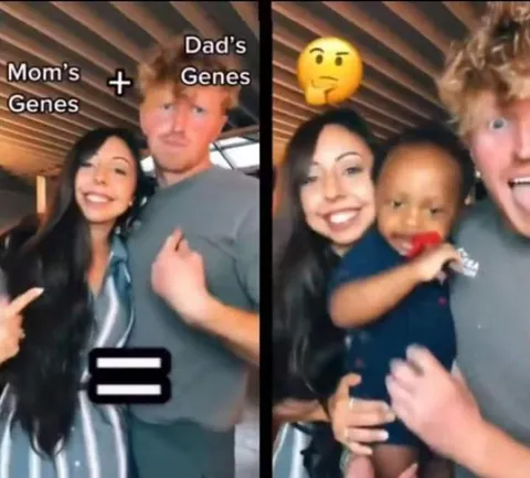 Mom's Genes Plus Dad's Genes