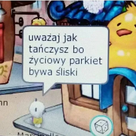 Życiowy parkiet bywa śliski