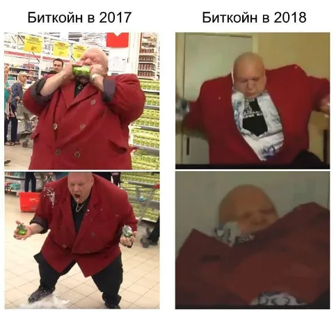 Биткойн в 2017 и 2018