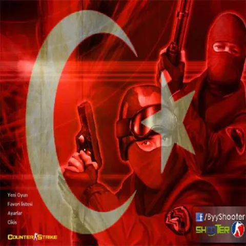 Kırmızı Counter-Strike Menüsü