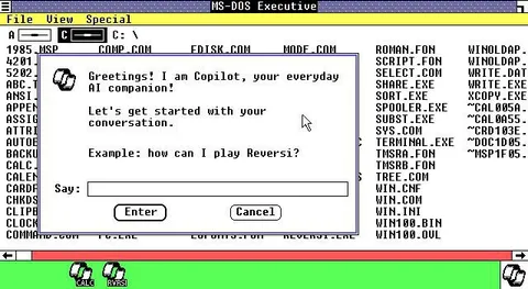 Copilot in MS-DOS