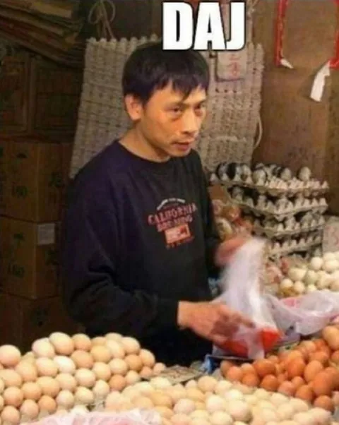 Daj jajka na targu