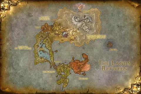Elden Ring Map of the Lands Between