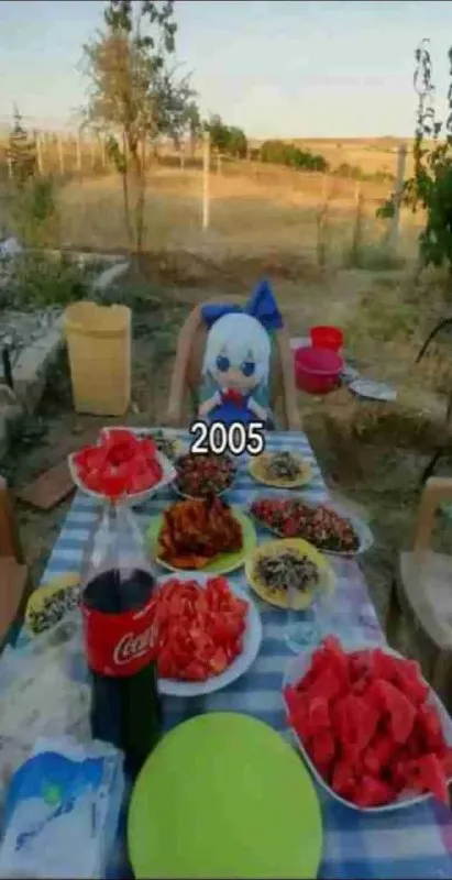 Праздничный стол 2005 года