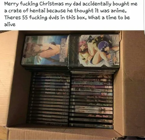 Dad Bought a Crate of Hentai