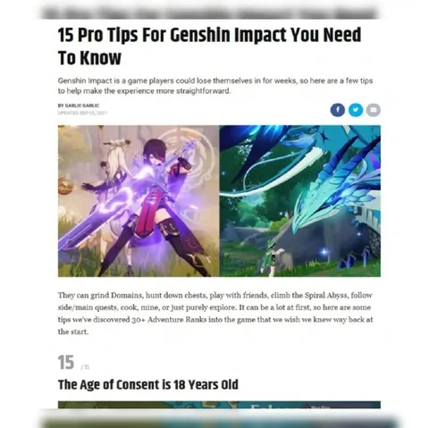 Genshin Age of Consent Tip