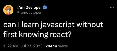 Learn JavaScript Without React