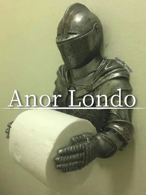 Anor Londo Toilet Paper Knight