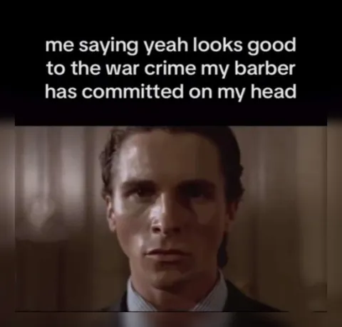 Barber's War Crime Haircut