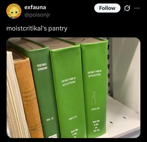 Moistcritikal's Vegetable Pantry
