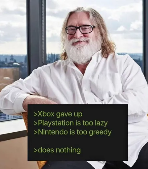 Gabe Newell Does Nothing